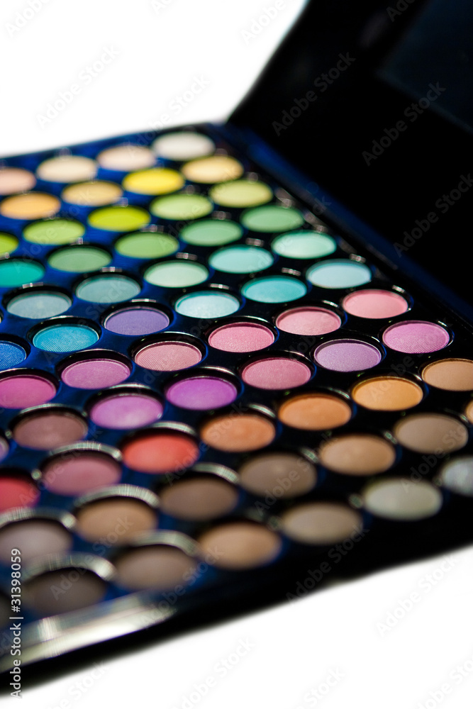 Makeup set. Professional multicolor eyeshadow palette Makeup set. Professional multicolor eyeshadow palette