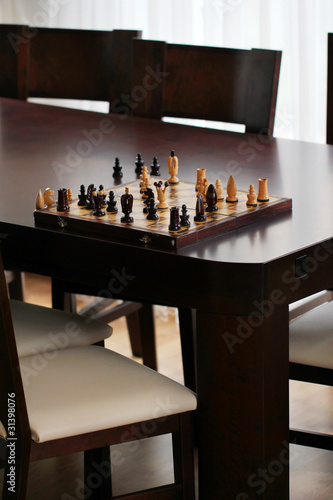 Business table and chess