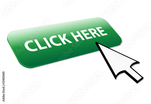 "CLICK HERE" Web Button (mouse cursor icon connection start 3d)