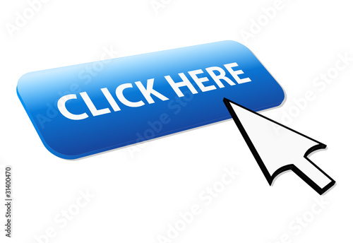 "CLICK HERE" Web Button (mouse cursor internet connection go 3d)