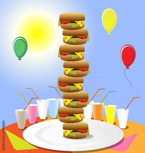 funny hamburgers