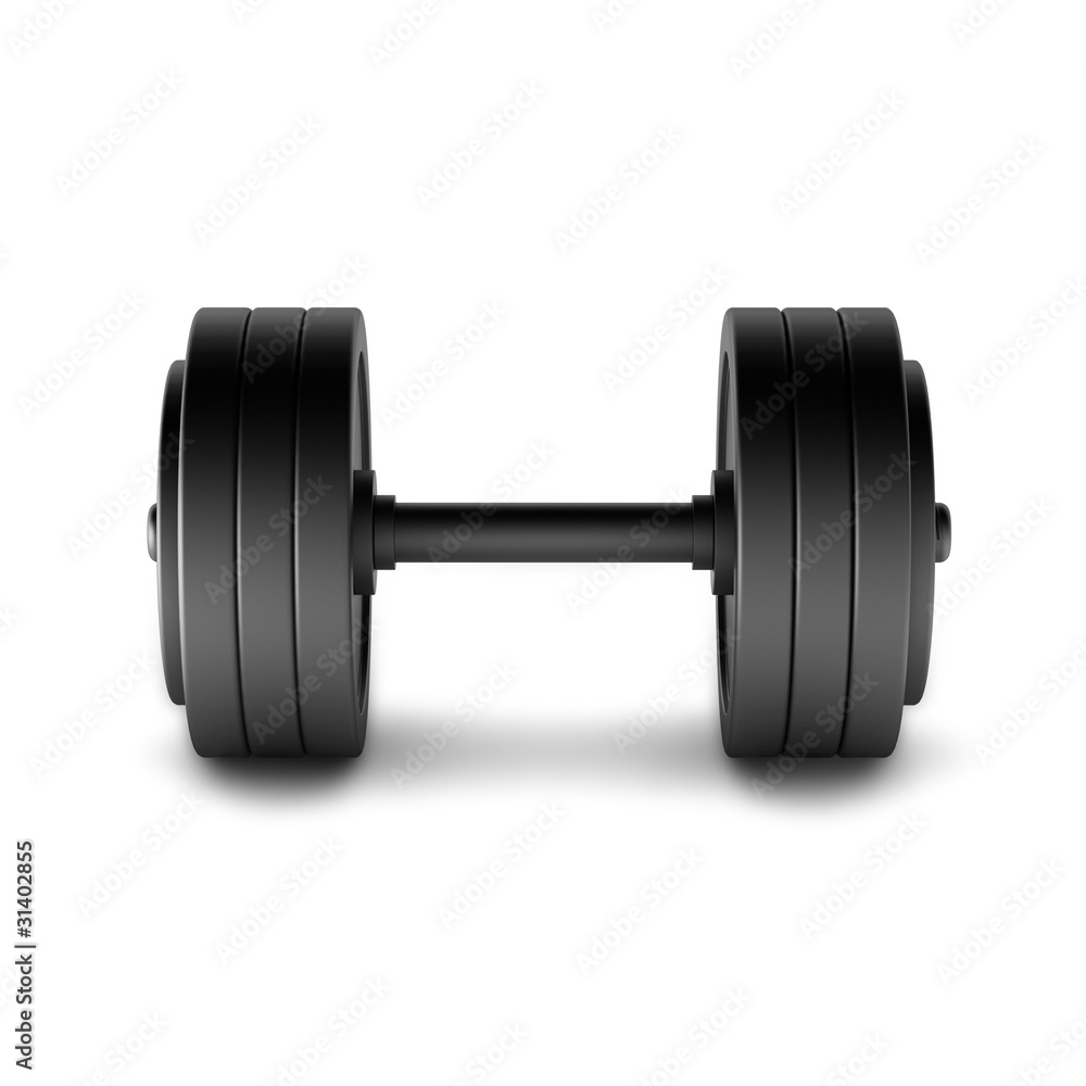 3d render of dumbell