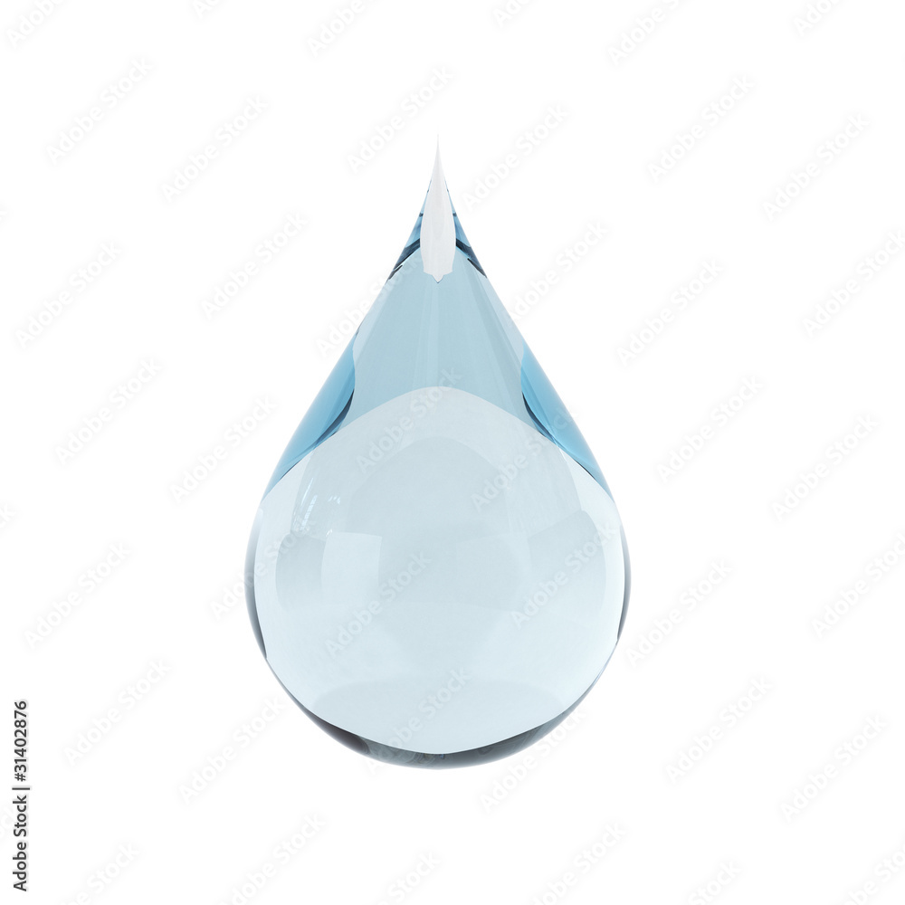 3d render of water drop 3d render of water drop