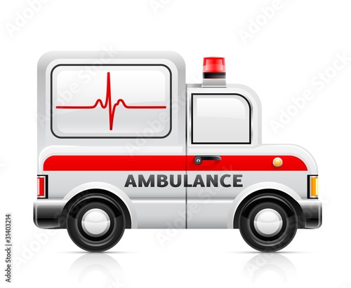 ambulance car vector