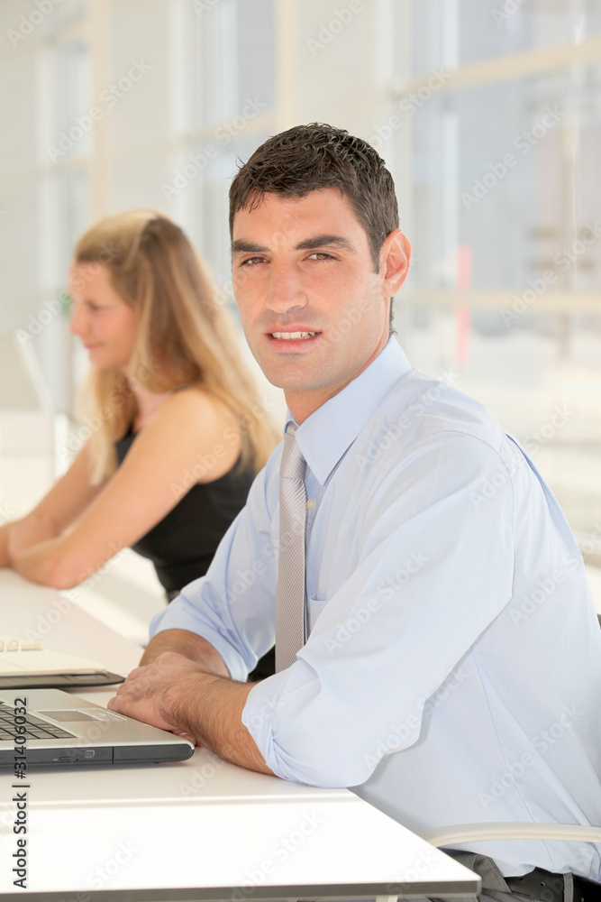 Portrait of office worker Portrait of office worker