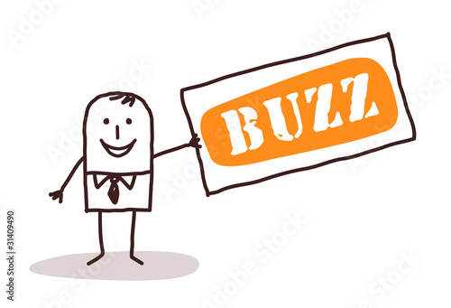 businessman and big buzz