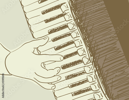 accordion sketch