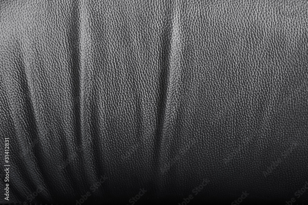 Fototapeta premium Black leather texture
