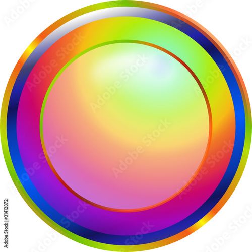 Button rund und bunt