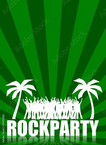 plakat rockparty I