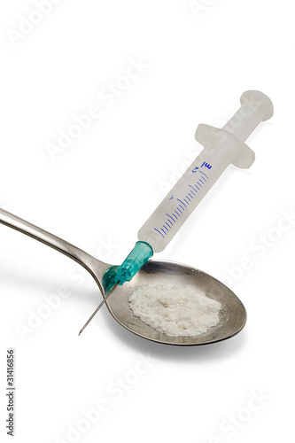 Slika na platnu Drug addict tools