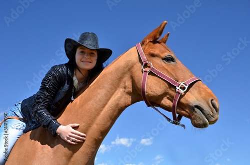 femme et cheval