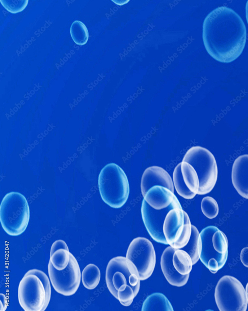 Rising air bubbles Rising air bubbles