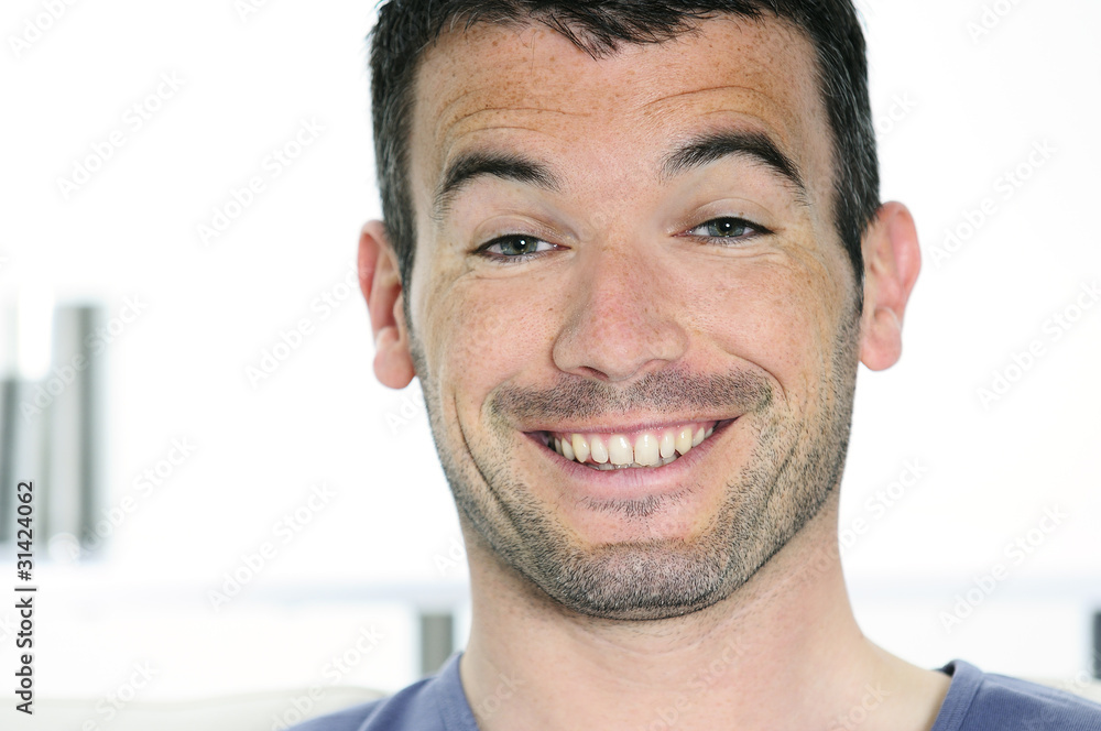 Obraz premium natural and relaxed looking young man