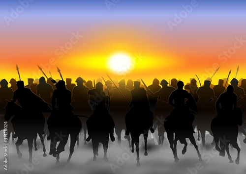 Obraz na plátně Cavalry