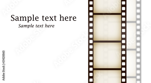 Transparent Filmstrip With Copy Space