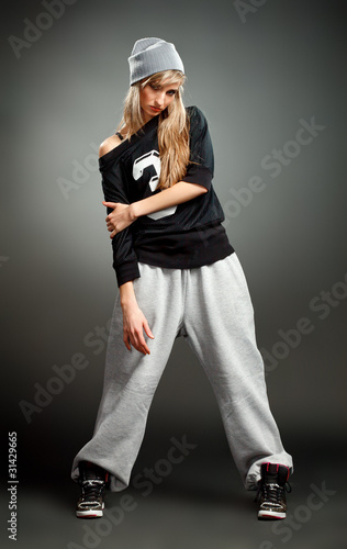 stylish hip hop girl © grafoto1