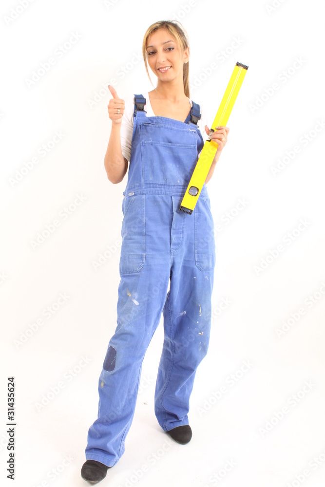 Hübsche Handwerkerin Hübsche Handwerkerin