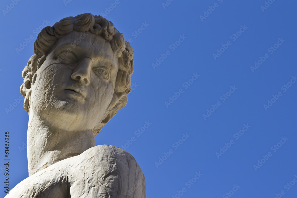 Dettaglio di statua di Piazza Pretoria - Palermo
