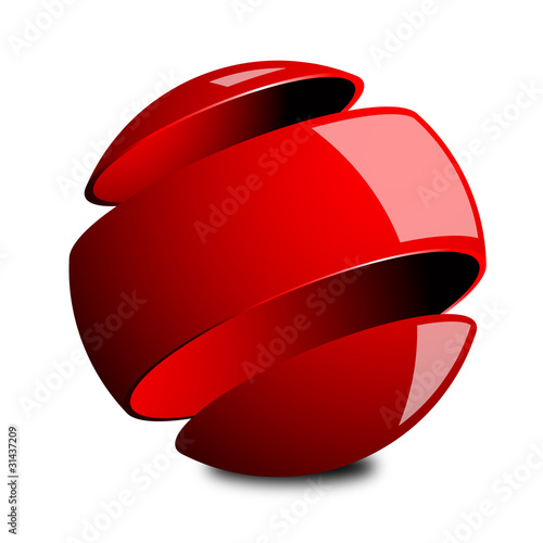 sfera 3d, cava