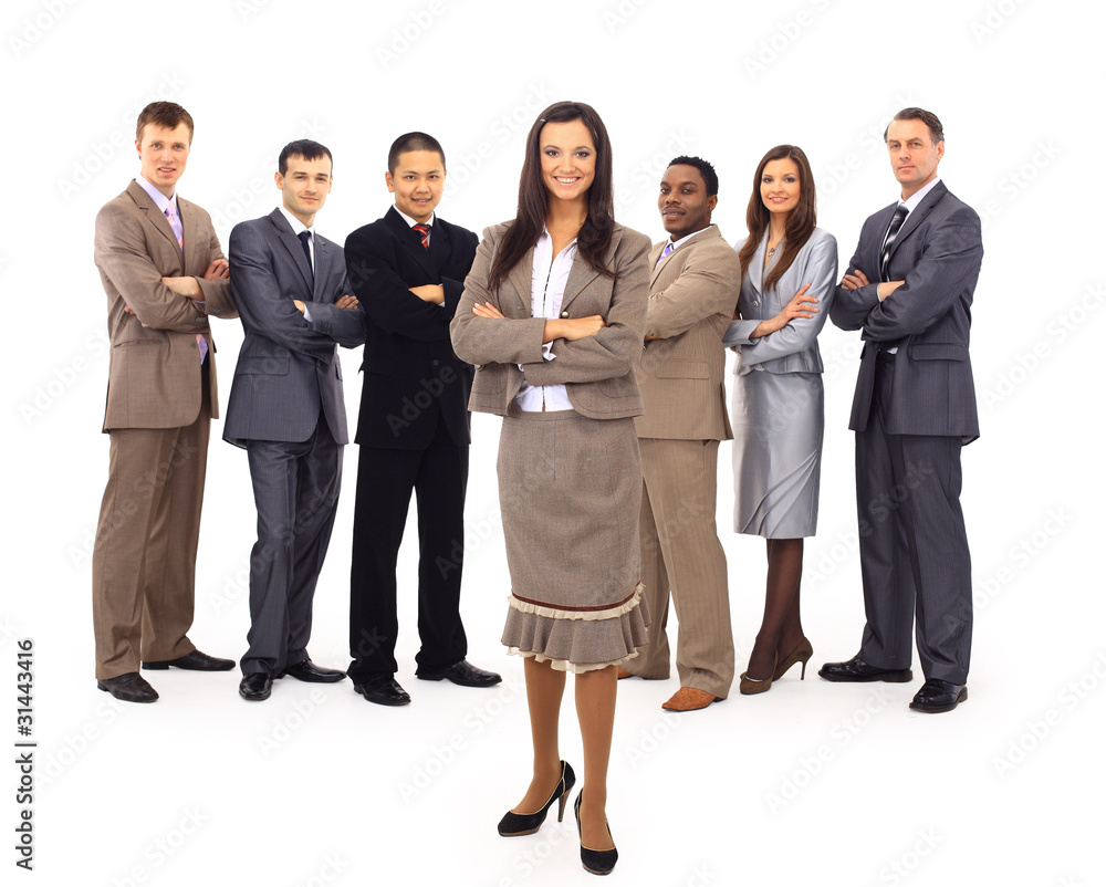 Young attractive business people - the elite business team Young attractive business people - the elite business team