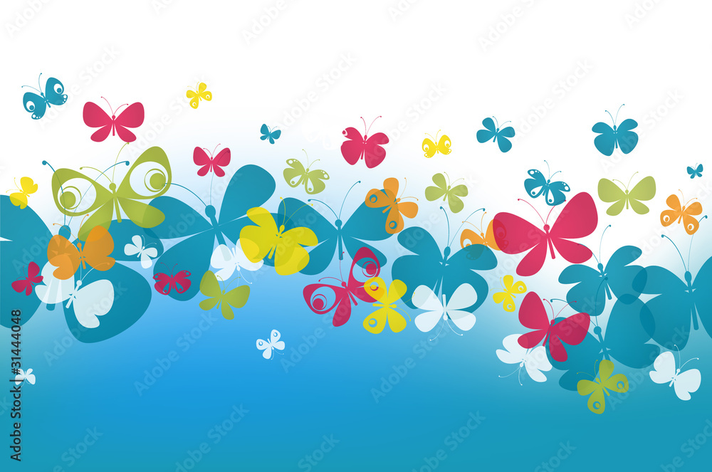 fresh wave with butterflies fresh wave with butterflies
