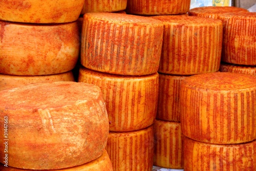 Obraz na płótnie Formaggi piccanti w salonie