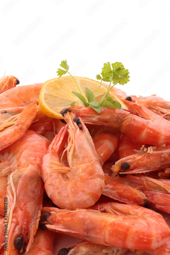 Cooked shrimp Cooked shrimp