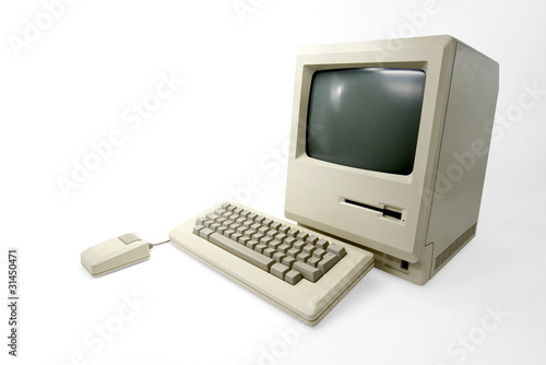 Apple Macintosh 128k from 1984, the vintage iMac photo