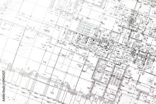 background of architectural drawing