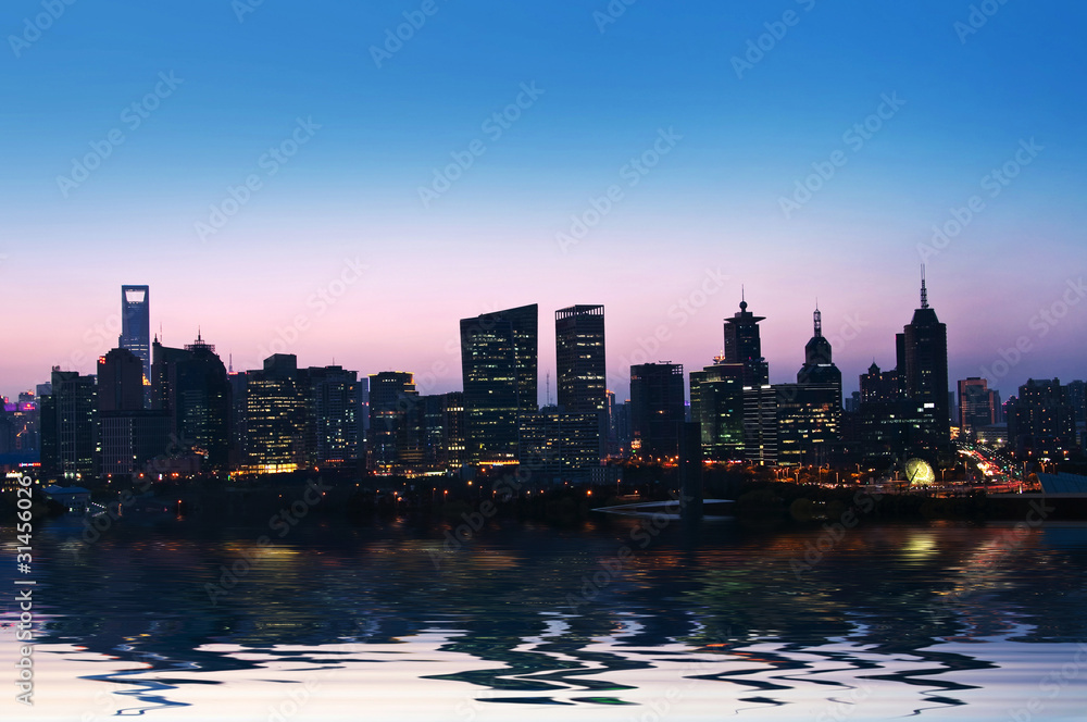 Obraz premium Skyline de Shanghai, Chiny
