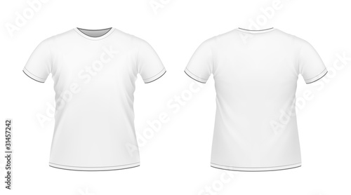 White men's T-shirt
