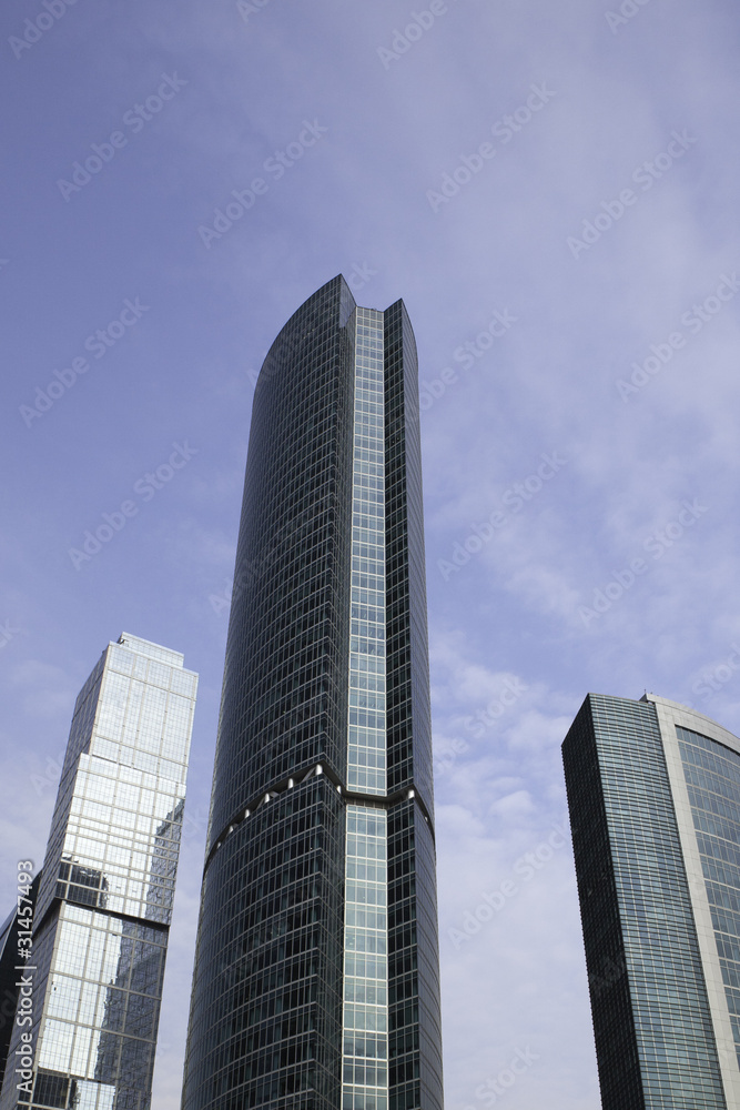 Modern architecture and office buildings.