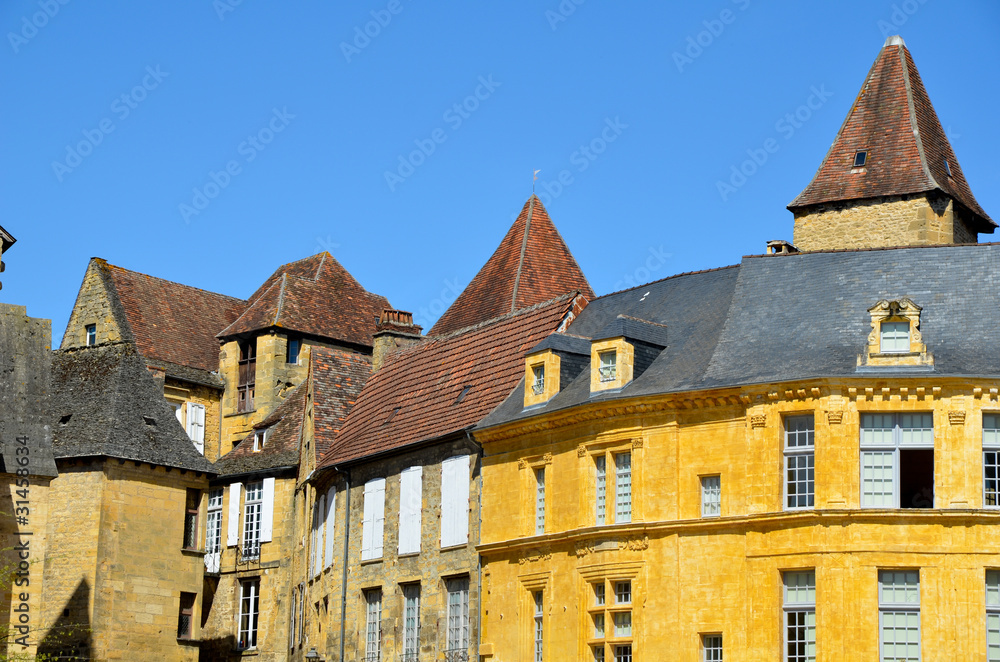 Obraz premium Les maisons à Sarlat