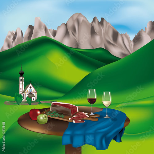 paesaggio trentino alto atesino