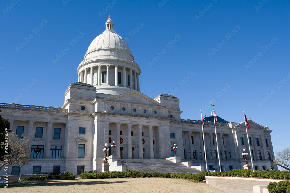 State senate building in Little Rock, capital of Arkansas