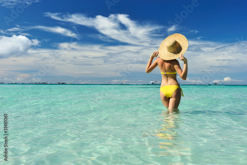 Girl on a beach