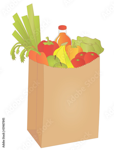 Bag of groceries
