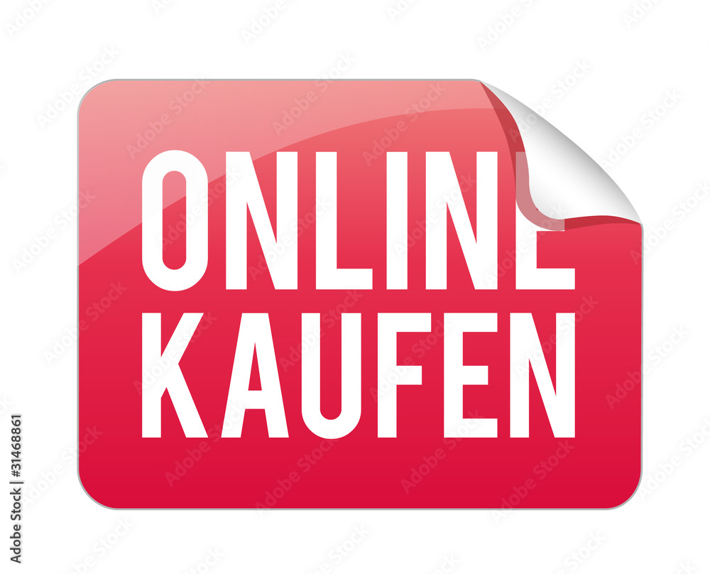 Online kaufen aufkleber