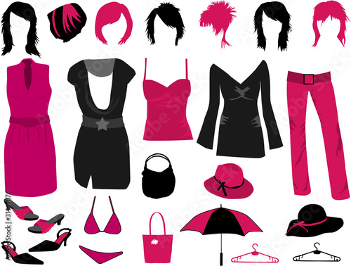 Women's fashion - clothes, hairstyles and accessories