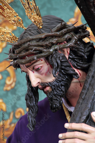 Cristo con la cruz, Semana Santa