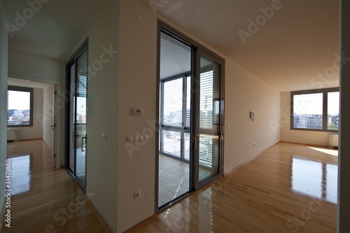 Empty Interior of Apartment house in Zagreb