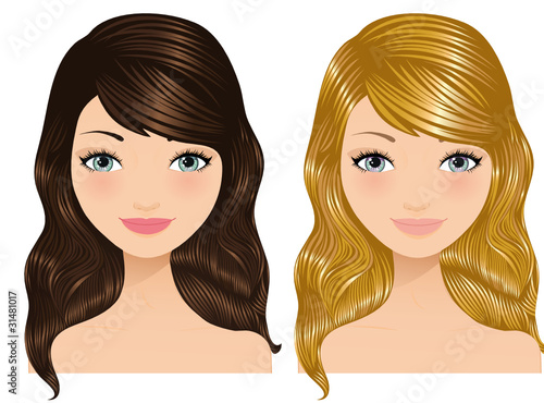 Long hair 2 tones