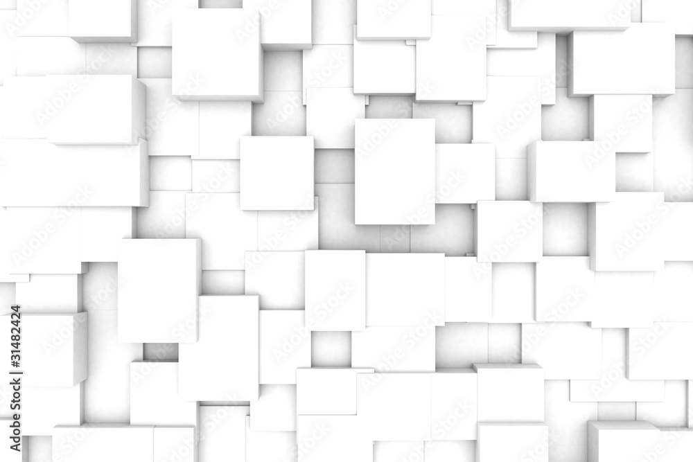 White geometric background White geometric background