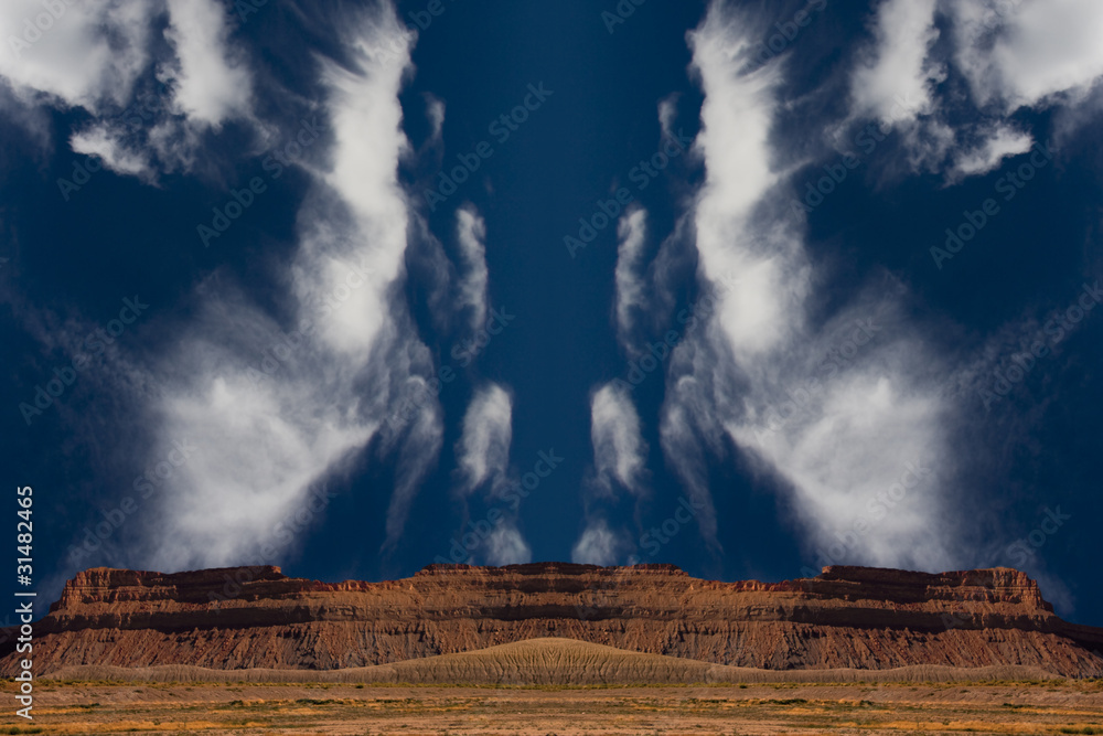 Fototapeta premium Horse Head Clouds