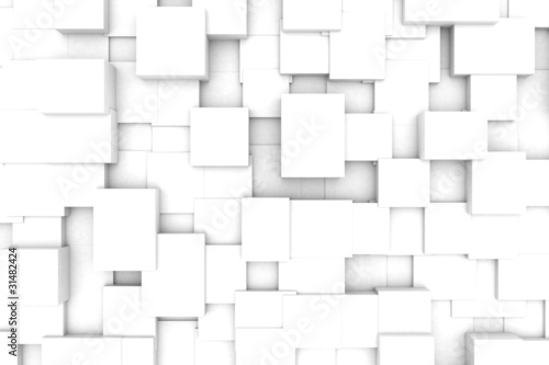 Fototapeta Naklejka Na Ścianę i Meble -  White geometric background