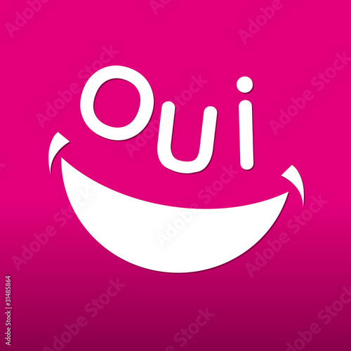 oui, symbole, pictogramme, icône
