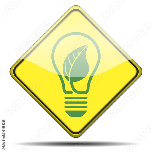 Señal energia verde