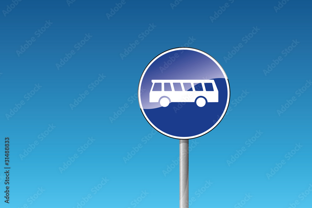 Verkehrszeichen 245 Bussonderfahrstreifen Bus Verkehrszeichen 245 Bussonderfahrstreifen Bus