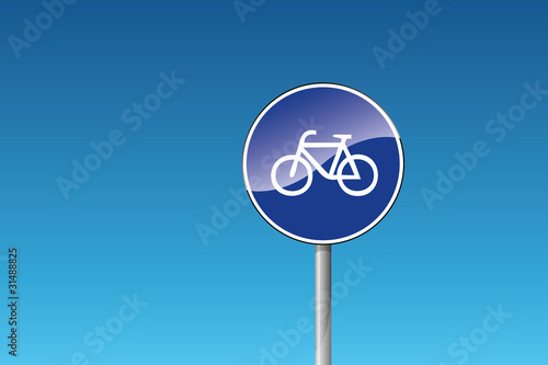 Verkehrszeichen 237 Radweg